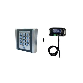 Kit Clavier recepteur anti vandale sans fil avec un récepteur 170RADIOKEY. 