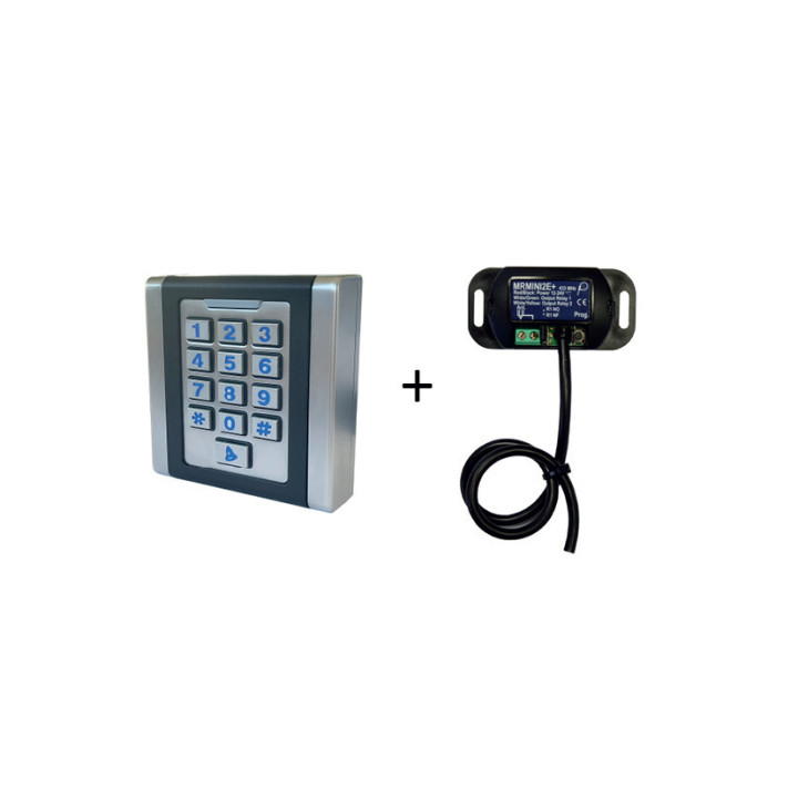 clavier a code radio xkpw 868 mhz inox - a saillie ou sur colonnette, ip54