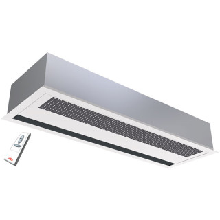 Rideau d'air encastré horizontal, chauffage électrique 16kW L 2 m