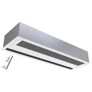 Rideau d'air encastré horizontal, chauffage électrique 16kW L 2 m 