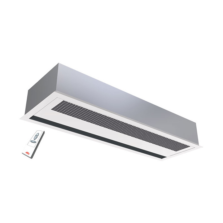 Rideau D'Air Encastré Horizontal, Chauffage Électrique 16Kw L 2 M