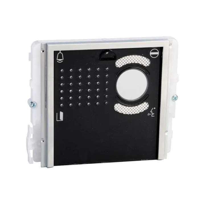 Série Ikall - Module Sans Bouton Pour Unité Audio/Vidéo, Façade Noire