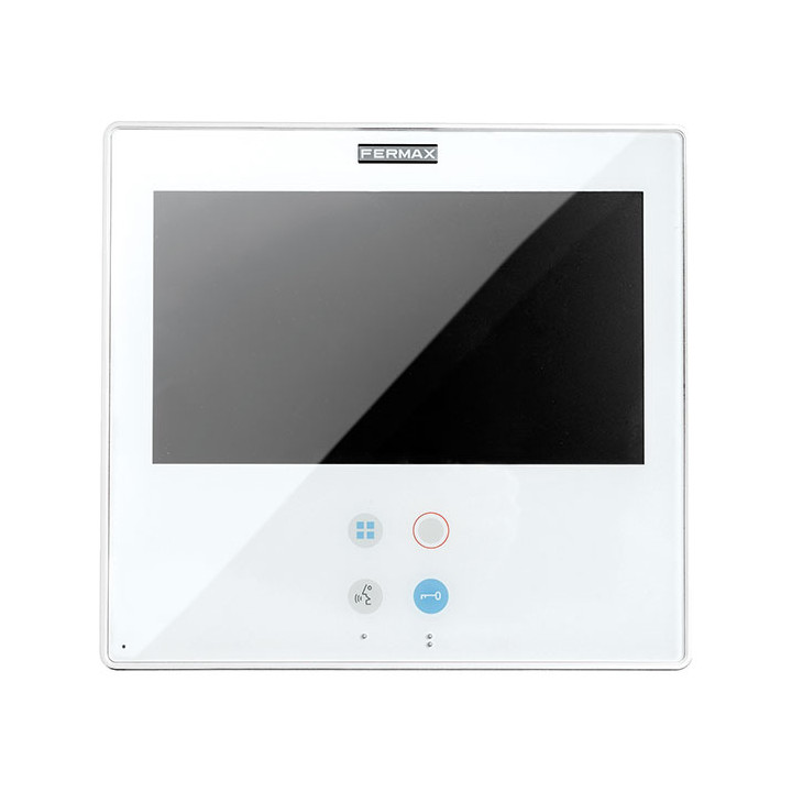 MONITEUR SMILE 7” VDS BLANC A/BOUCLE AUD.