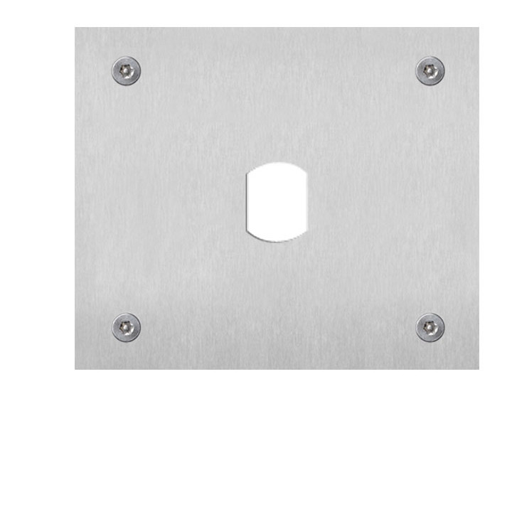 PLATINE INOX POUR LECTEUR VIGIK