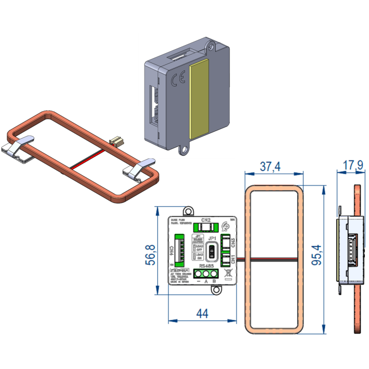 Boucle Auditive Platine Cora