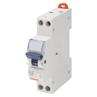 Disjoncteur 1P+N C10 4,5Ka 1M Ng Qte 1:Lot De 1