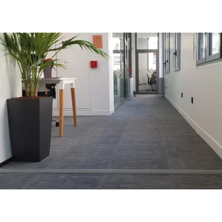 Passage Plancher Tercia Csp-N 75X17 3 Compartiments Grise