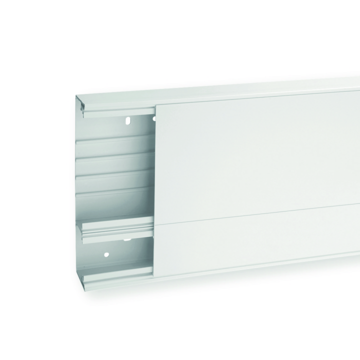 Pack Tecnica-Gtl Chronopack250 250X65 2 Socles Compartimentés 4 Couvercles Blanc