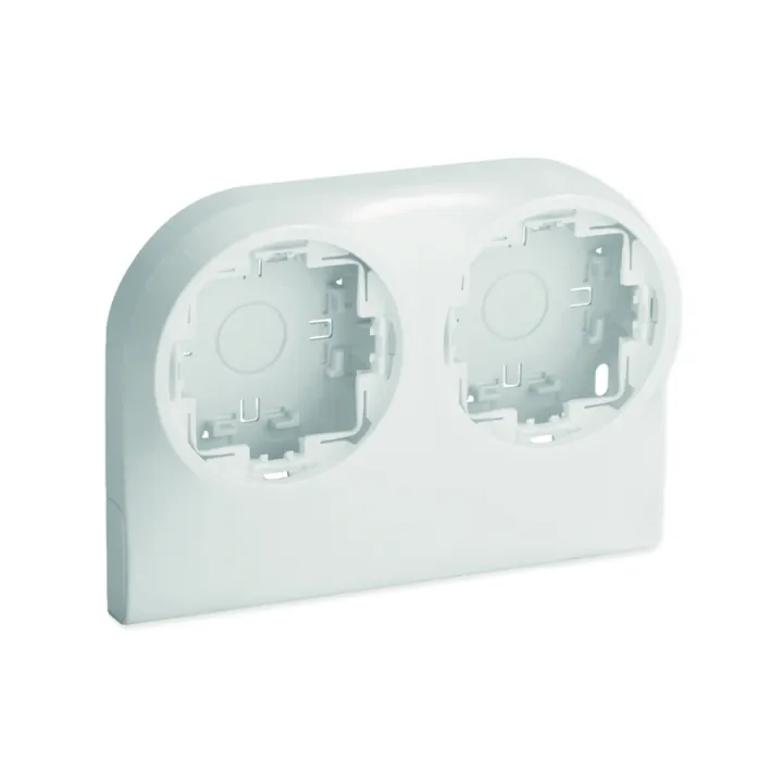 Boîtier Double Pour Appareillage Optimatm Sur Optima Tm 22X12,5 & 32X12,5 Blanc
