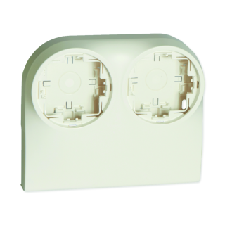 Boîtier double pour appareillages OptimaTM sur Optima TM 52x20 blanc