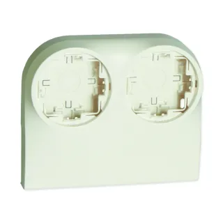 Boîtier Double Pour Appareillages Optimatm Sur Optima Tm 52X20 Blanc