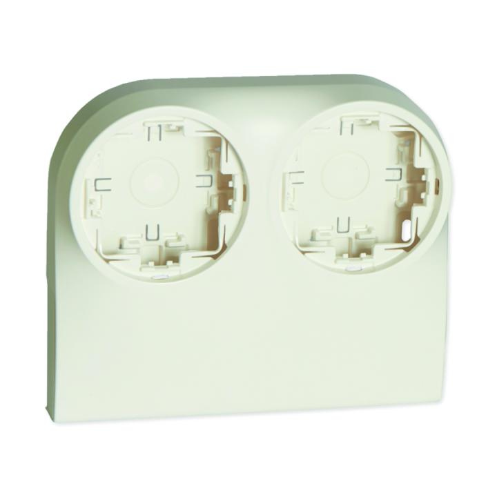 Boîtier double pour appareillages OptimaTM sur Optima TM 52x20 blanc Boîtier double pour appareillages OptimaTM sur Optima TM 52x20 blanc