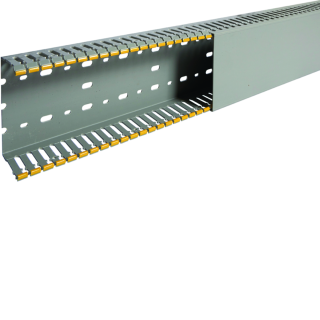 Goulotte de câblage au pas de 12,5 T1-D 100x60 grise