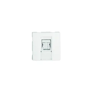 Prise Tercia Rj45 Catégorie 6 Ftp 2 Modules Blanche