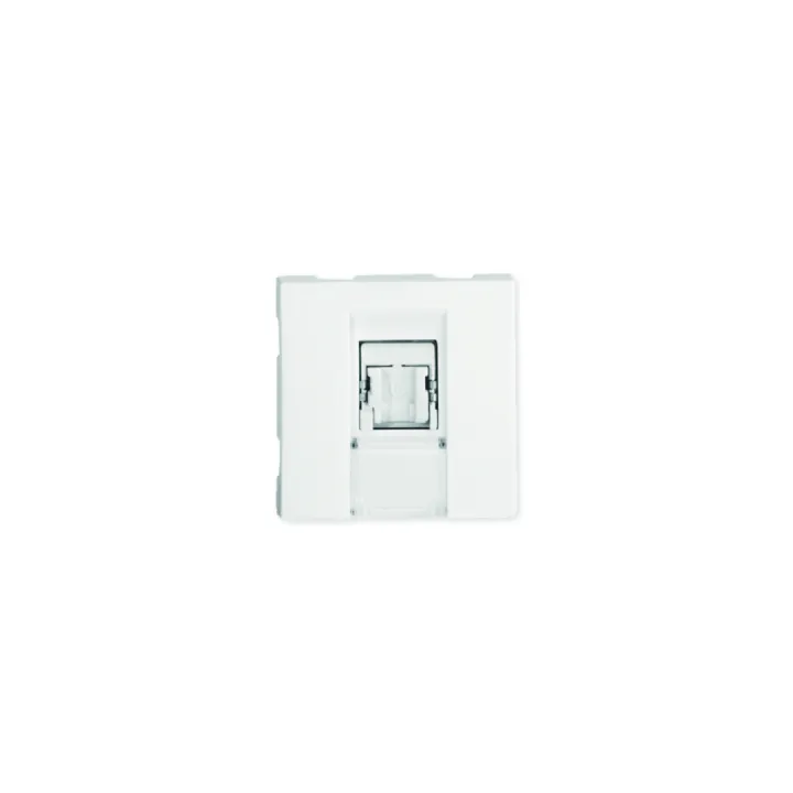Prise Tercia Rj45 Catégorie 6 Ftp 2 Modules Blanche