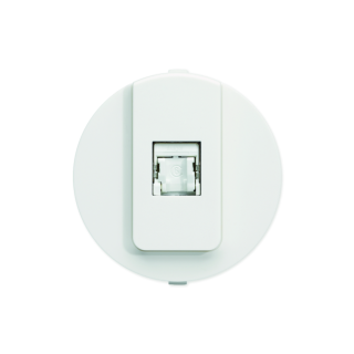 Prise Optima RJ45 Catégorie 6 UTP grade 1 blanche