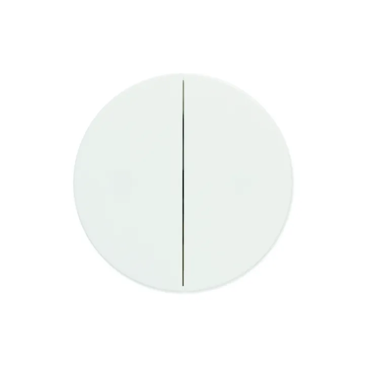 Interrupteur 3 En 1 Optima Double Ou Va-Et-Vient Ou Bouton Poussoir Blanc