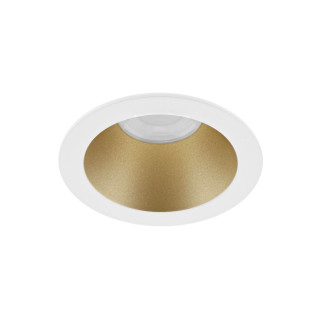 BORA RDH EVO 7W 800Lm 60° IP65 DIM Blanc mat - Laiton mat