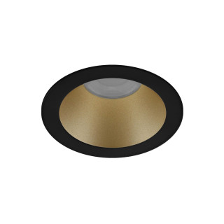 BORA RDH EVO 7W 800Lm 60° IP65 DIM Noir mat - Laiton mat