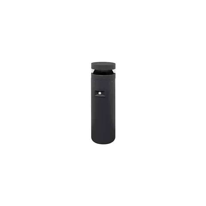 Borne De Jardin Cyclo Sensor 24W 2100Lm 3000K Ip65 Anthracite