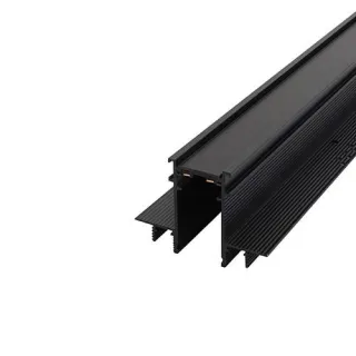 Rail Eclairage Track 48Vdc Recessed L:300Cm Noir Mat