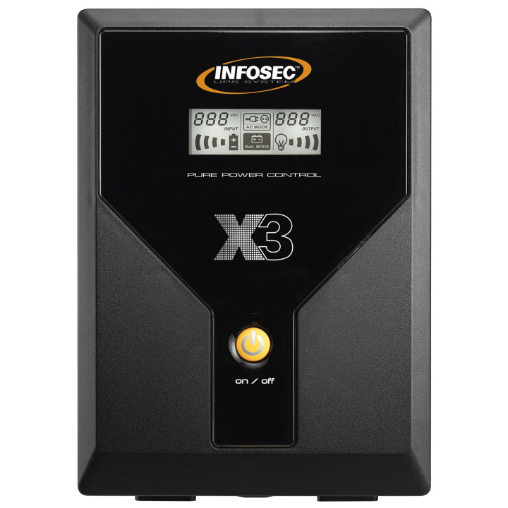 X3 Ex 3000 Lcd Usb Fr/Schuko-Onduleur Line Interactive 3000 Va 4