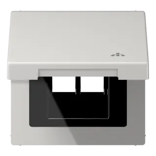 Enjoliveur Rj 45 Simple / L 990 Ivoire Mécanisme Ua