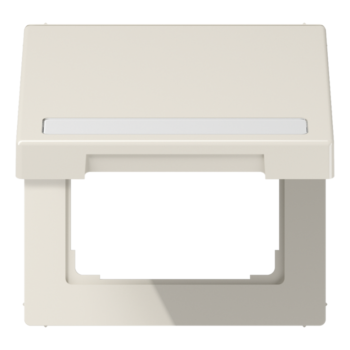 Enjoliveur RJ 45 simple / LS 990 blanc mat mécanisme UAE