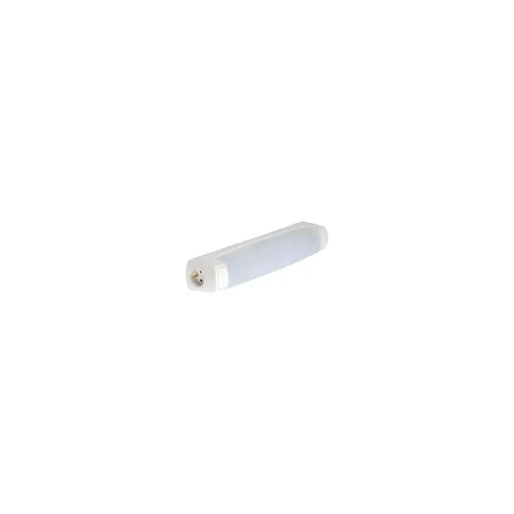Reglette Salle De Bain Eo S19 Led 400Lm 3000K Inter Pc 2P+T Blanc