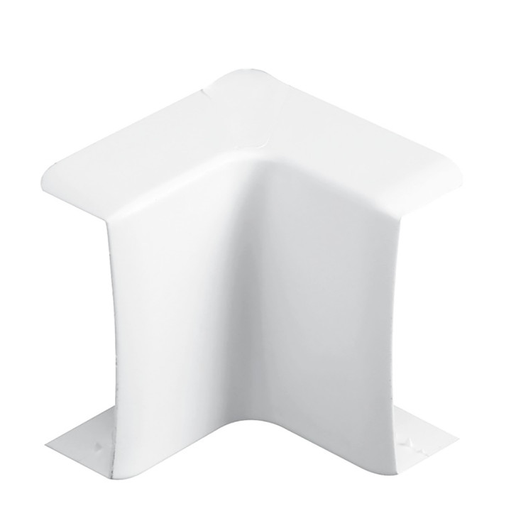 Angle intérieur Variasouple +ou-7° pour moulure Keva 32mmx12mm -PVC Blanc Artic