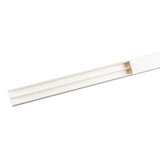 Moulure Keva 32Mmx15Mm-Fond+Couvercle-2 Compartiments-Longueur 2,10M-Blanc Artic