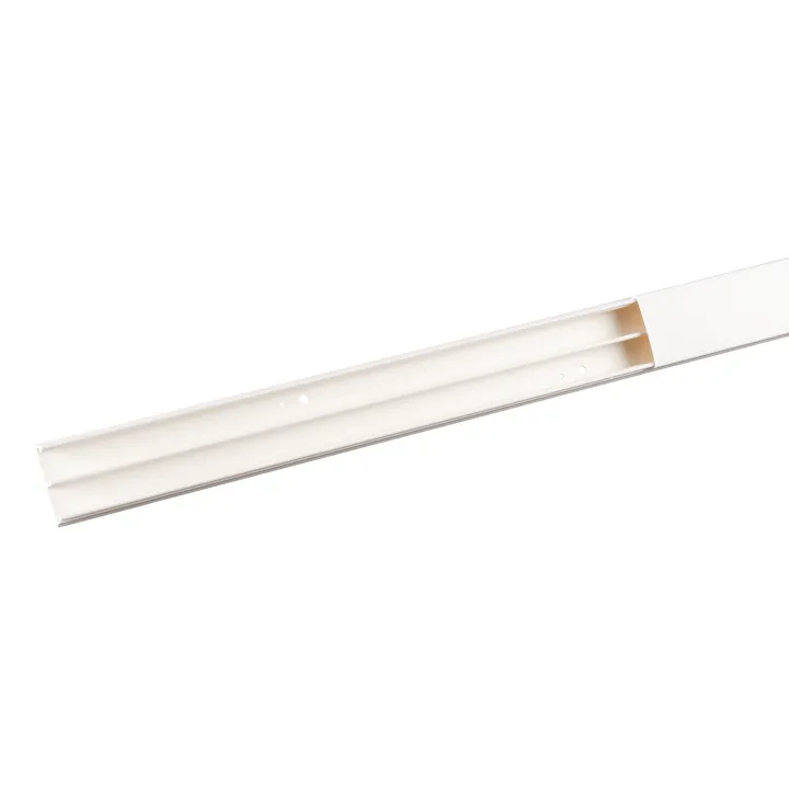 Moulure Keva 32Mmx15Mm-Fond+Couvercle-2 Compartiments-Longueur 2,10M-Blanc Artic