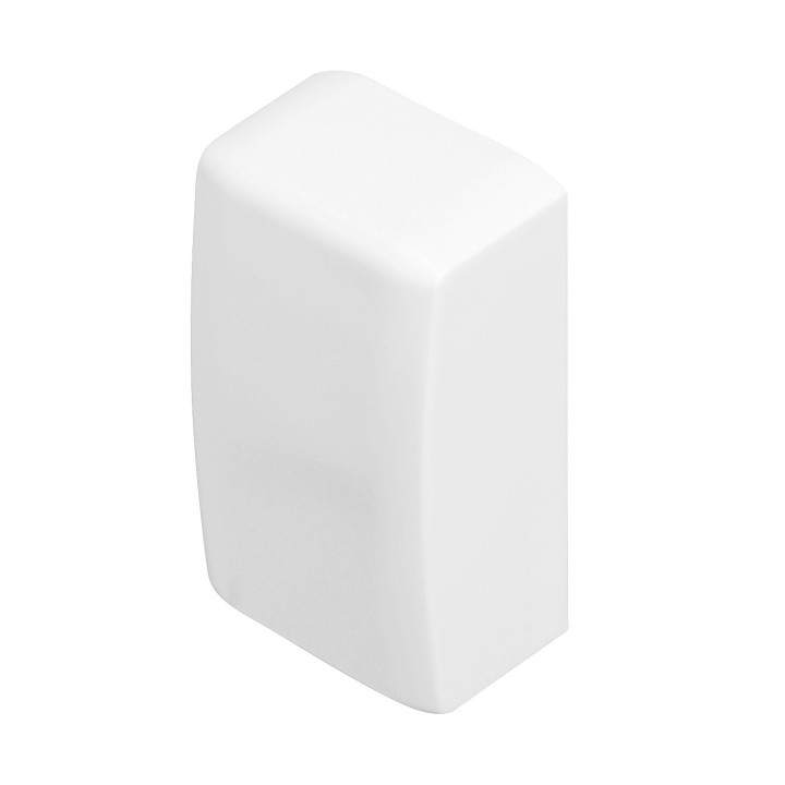 Embout pour moulure Keva 50mmx20mm - PVC Blanc Artic