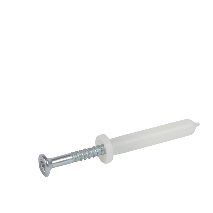 Cheville À Frapper - Ø6Mm - Longueur 35Mm -Pour Moulures Keva Et Goulottes Logix