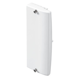 Embout - Pour goulotte Logix et Logix ZH 130x50mm - Blanc Artic