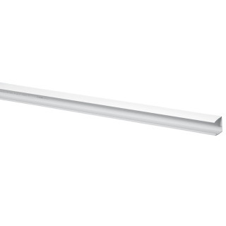 Goulotte Logix 45-50x50mm-1 compartiment-2m-Livré sans couvercle-PVC Blanc Artic