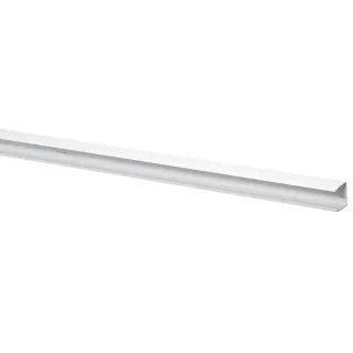 Goulotte Logix 45-50X50Mm-1 Compartiment-2M-Livré Sans Couvercle-Pvc Blanc Artic