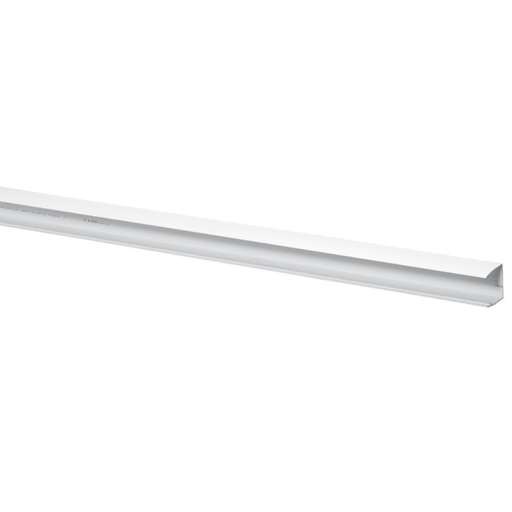 Goulotte Logix 45-50x50mm-1 compartiment-2m-Livré sans couvercle-PVC Blanc Artic