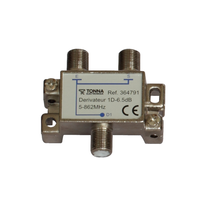 Derivateur 1D - 5/862Mhz - Perte De Passage 2,2 - Perte De Dérivation 6,6 Db