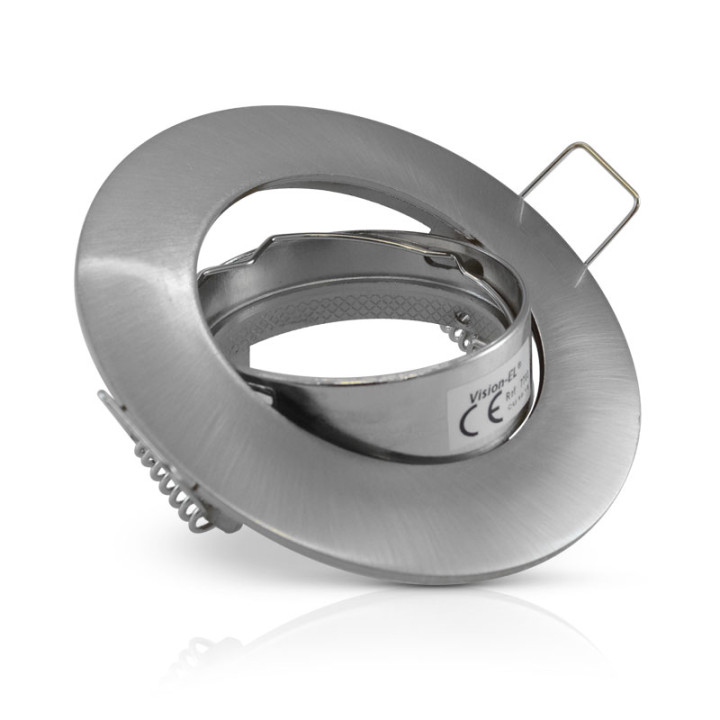 Collerette Support De Spot Diam 92Mm Argent Orient