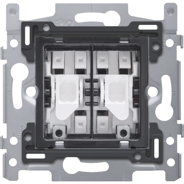 Socle Bouton Double No/Nf, Connex. Rapide, Niko Rocker Toggle