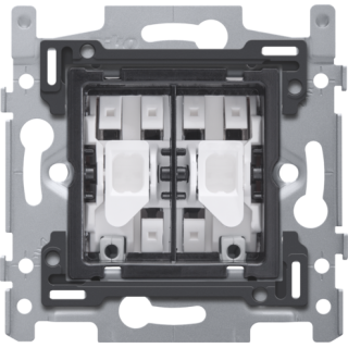 Socle Bouton Double No/Nf, Connex. Rapide, Niko Rocker Toggle