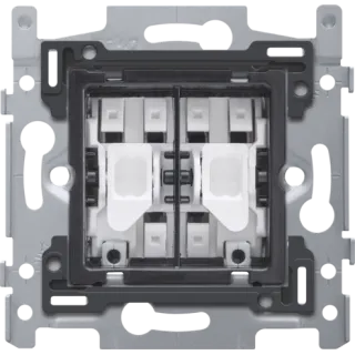Socle Bouton Double No/Nf, Connex. Rapide, Niko Rocker Toggle