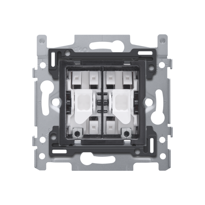 Socle Bouton Double No/Nf, Connex. Rapide, Niko Rocker Toggle