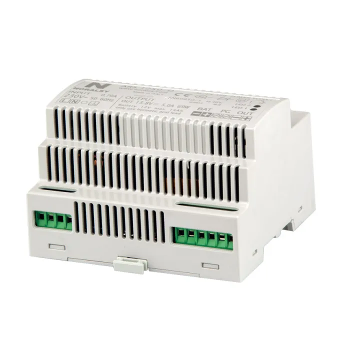 Alimentation Régulée 12V / 5A Sans Batterie Pose En Rail Din