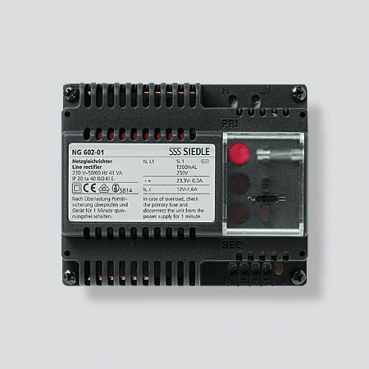Bloc d’alimentation pour montage dans tableau de distribution, pour la technique