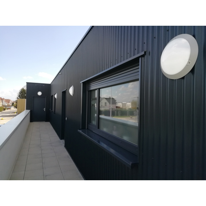 Voila Asymétrique Blanc Module Led 3600 Lm 4000K+Détecteur-Vav