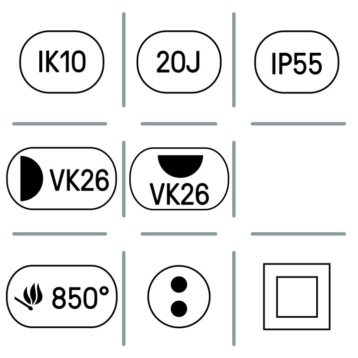 Voila Acces Blanc Module Led 2750 4000K+Détect Compact+Préavi