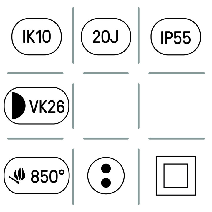 Voila Access Asym 2894Lm 4000K Vav Ik10 Ip55 Ø340Mm Hf Nr