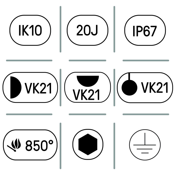 Fila2 70 3494Lm 4000K Ik10 Ip67 L970Mm On Off Ix